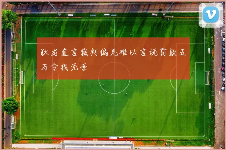 狄龙直言裁判偏见难以言说罚款五万令我无奈