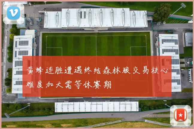 黄蜂连胜遭遇终结森林狼交易核心难度加大需等休赛期